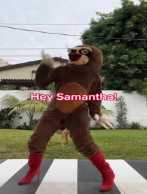 Poster for Birthday video from Only Sloths / Bridget Case