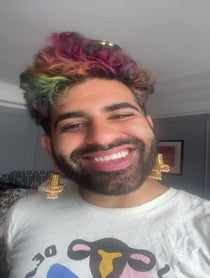 Poster for Birthday video from Alok Vaid-Menon