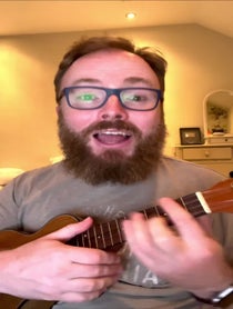 Poster for Birthday video from The Ukulele Teacher
