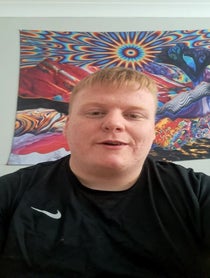 Poster for Birthday video from The Big Strong Man