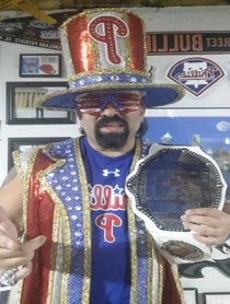 Poster for Birthday video from Tony Tornado Penecale aka Phillies Superfan
