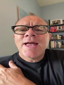 Poster for Birthday video from Tom Papa