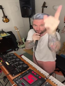 Poster for Birthday video from Blake Lewis