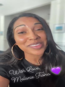 Poster for Birthday video from Melanie Fiona