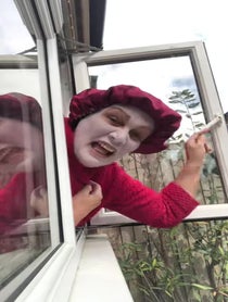Poster for Birthday video from CRAZY WINDOW LADY OFFICIAL