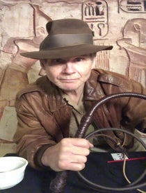 Poster for Birthday video from Indiana Jones/Harrison Ford impersonator & Magician For Kids