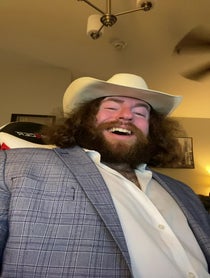 Poster for Birthday video from HairyHare (Texas Dad)