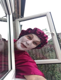 Poster for Birthday video from CRAZY WINDOW LADY OFFICIAL