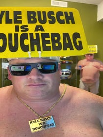 Poster for Birthday video from KYLE BUSCH IS A DOUCHEBAG