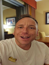 Poster for Birthday video from Joey Chestnut