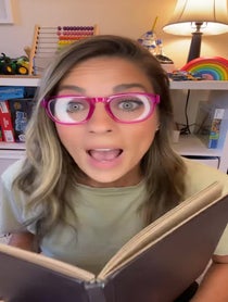 Poster for Birthday video from Clare Dill aka Ms. Booksy