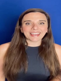 Poster for Birthday video from Natalie Ballenger
