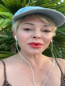 Poster for Birthday video from Rose McGowan