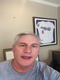 Poster for Birthday video from Steve Sax