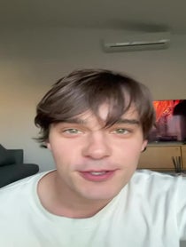 Poster for Birthday video from Mitchell Hope