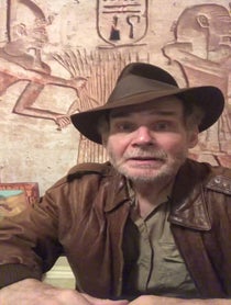 Poster for Birthday video from Indiana Jones/Harrison Ford impersonator & Magician For Kids