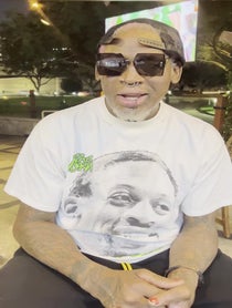 Poster for Pep Talk video from Dennis Rodman