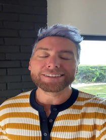 Poster for Birthday video from Lance Bass