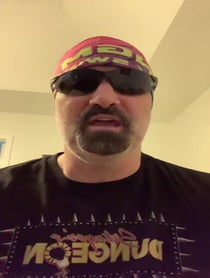 Poster for Birthday video from Johnny swinger