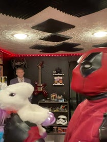 Poster for Birthday video from The Official Dadpool