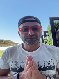 Poster for Birthday video from Antonio Esfandiari
