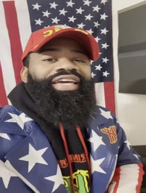 Poster for Birthday video from The Marine Rapper