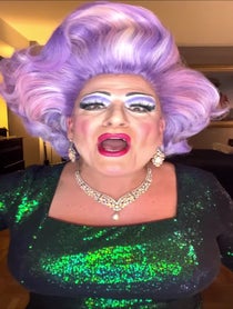 Poster for Birthday video from D. Sabella (OG Mary Sunshine, CHICAGO, Broadway