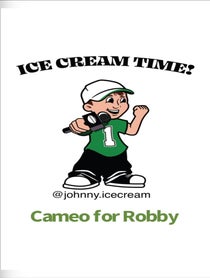 Poster for Birthday video from Johnny Ice Cream- NY Jets fan