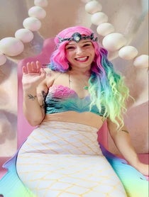 Poster for Birthday video from Mermaid Sparkles