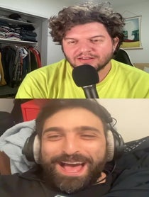 Poster for Birthday video from The Red Flags Podcast