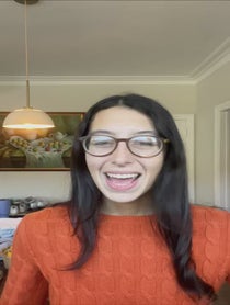Poster for Pep Talk video from Caroline Cianci