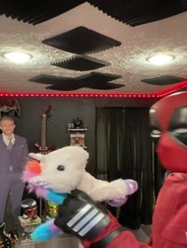 Poster for Birthday video from The Official Dadpool