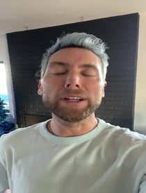 Poster for Pep Talk video from Lance Bass