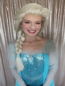 Poster for Holiday video from Elsa - singer - The Snow Queen