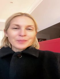 Poster for Pep Talk video from Kelly Rutherford