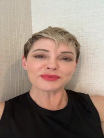 Poster for Birthday video from Rose McGowan