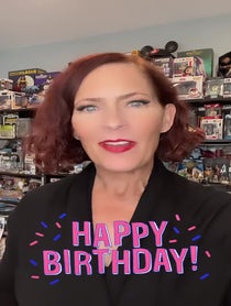 Poster for Birthday video from Vanessa Marshall