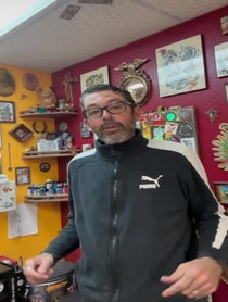 Poster for Pep Talk video from Jesse martynuik tattoo artist