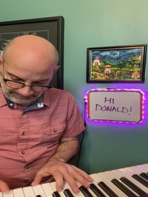 Poster for Birthday video from Bill Larkin