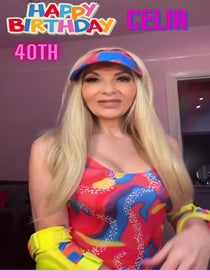 Poster for Birthday video from Barbie Rachel Evans