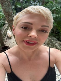 Poster for Birthday video from Rose McGowan