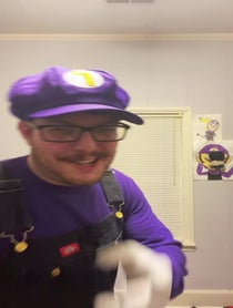 Poster for Pep Talk video from Waluigi (Impressionist)