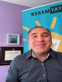 Poster for Pep Talk video from Matthew Rolnick - Find Your Yay