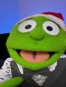 Poster for Holiday video from Puppet Clix - Large Cast of Puppet Characters