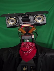Poster for Holiday video from Johnny 5 and Friends