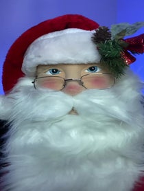 Poster for Holiday video from Cranky Santa