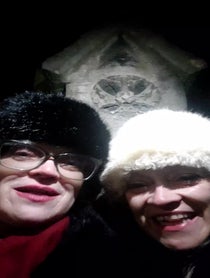 Poster for Holiday video from The Shining Twins