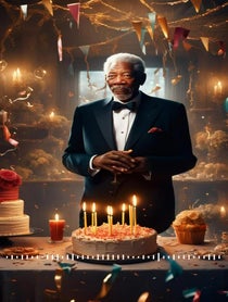 Poster for Birthday video from That Online Ai Voice Guy