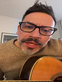Poster for Holiday video from Ricky Rojas