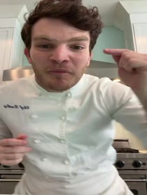 Poster for Holiday video from Chef Brad
